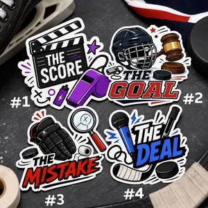 4 Ops Off Campus Book Sticker | The Deal The Score The Goal The Mistake Hockey Romance Sticker