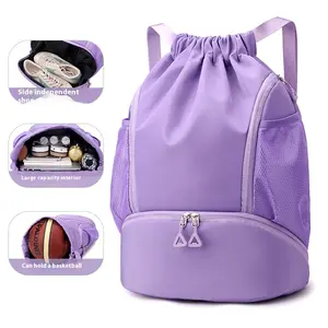 Oxford cloth drawstring bag bundle bag backpack large capacity sports football bag basketball bag outdoor sports mountaineering bag gym duffle bag backpack sport bag gym bag golf bag