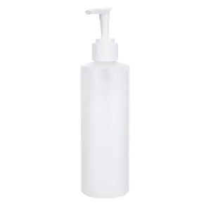 8 oz Clear Pump Bottle with Locking Top