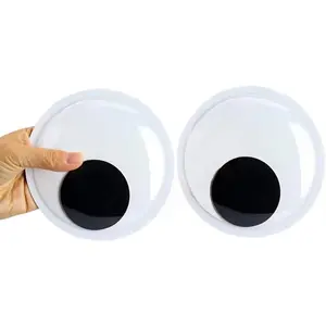 Yitape Giant Self-Adhesive Moving Eyes, Large Dynamic Eyes, Christmas Creative Decoration, Bag Handmade, Halloween Prank Tool, Party Supplies