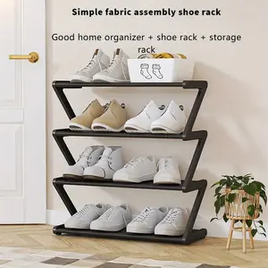 Multi-Layer Shoe Rack Organizer, Shoe Display, Simple Home Storage Solution for Entryway, Bedroom, Hallway, Dormitory Under Desk, Easy Assembly, Shoe Rack Shelf