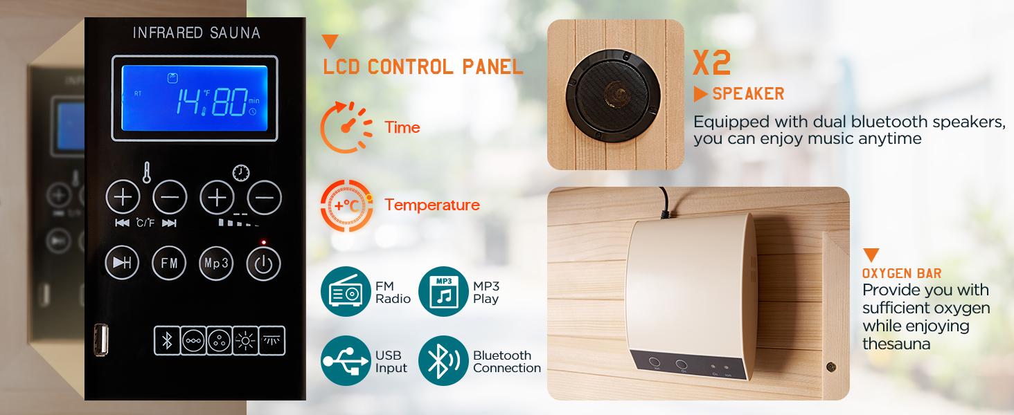 AMERLIFE Infrared Sauna for 1/2/4 Person, Low EMF 930W/110V&1463W/110V&2145W/110V Hemlock Wood Sauna with Tourmaline Foot Warmer, 7-Color Light Therapy, Salt Crystal Bricks, Easy Assembly AMERLIFE Infrared Sauna for 1/2/4 Person, Low EMF 930W/110V&1463W/110V&2145W/110V Hemlock Wood Sauna with Tourmaline Foot Warmer, 7-Color Light Therapy, Salt Crystal Bricks, Easy Assembly