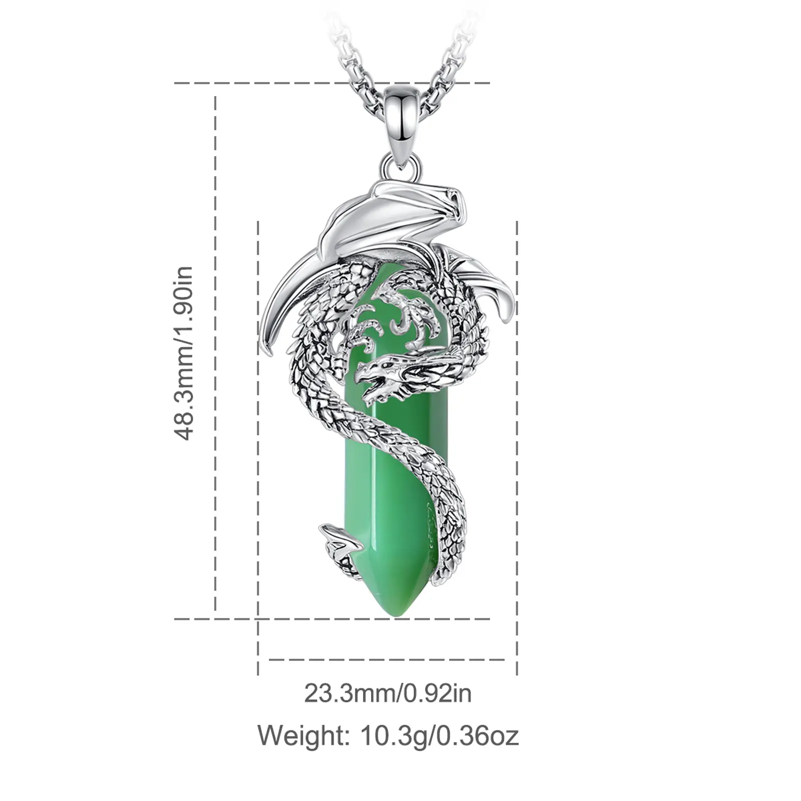 Style 3 Dragon - Wrapped Aventurine