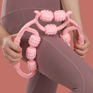 Nine-Roller Circular Leg Clamp Roller • Leg Massager • Muscle Relaxer • Leg Clamp • Home Use Leg Small Equipment