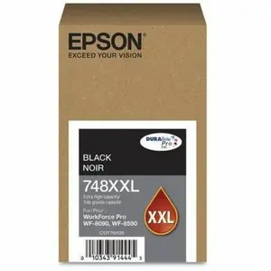 Epson DURABrite Pro 748 Original Extra High Yield Black Ink Cartridge (T748XXL120) for Epson WorkForce Pro Printers
