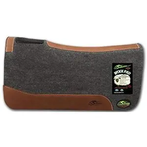 Southwestern Equine The Texan 100% Elite Pressed Grey Wool Saddle Pad