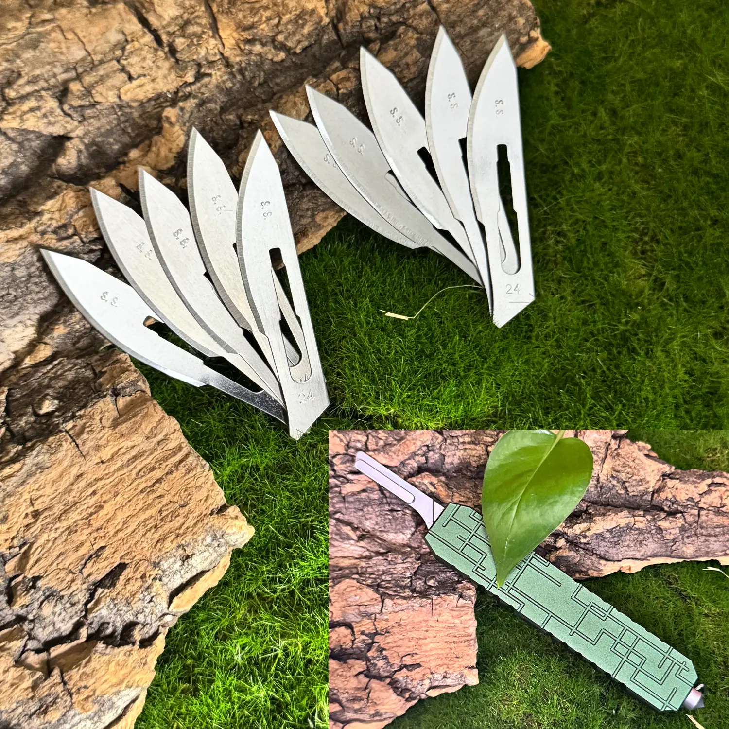 Pocket Folding Utility Knife - EDC Mini Multipurpose Tool, Aluminum Alloy Grip, 10 Blades, Pen Clip, Camping & Office Use, Ideal for Gifts, Multipurpose Tool Multitools, Pocket Folding Multitools, Foldable, Q38, Hiking / Light Outdoor, Mini Multi-Tool Mul