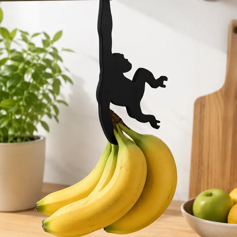 Monkey Hanger (Pack of 3) | Banana Holder & Multipurpose Hanging Hooks