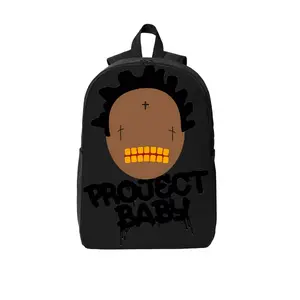 Printed Backpack — Large-Capacity Casual Daypack, Ideal for Campus, Travel, and Street Style (Great as a Birthday Gift)