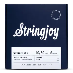 Stringjoy 10-50 Husky Light Gauge Signatures - Nickel Wound Electric Guitar Strings