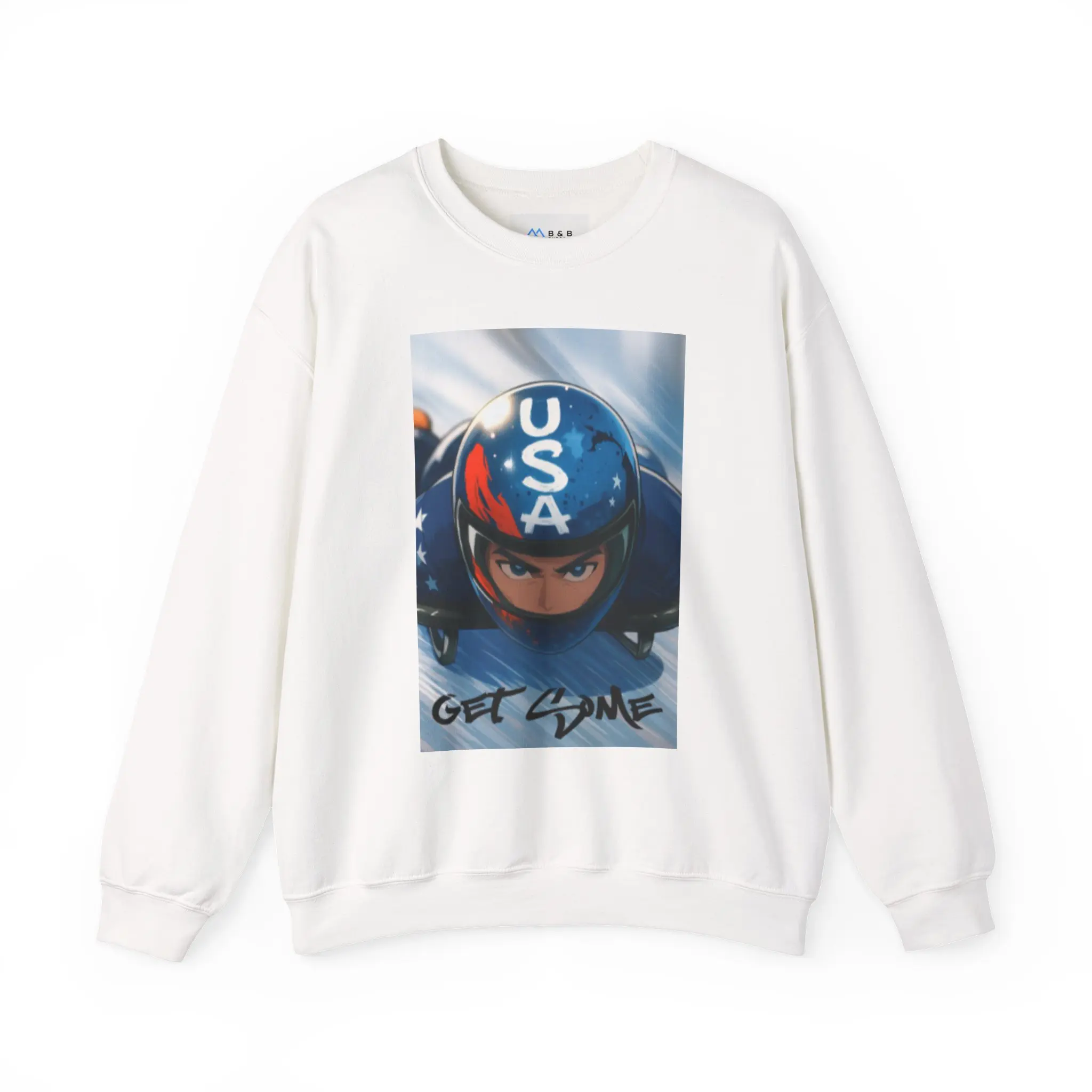 Nick Tucker-Get Some Crewneck Sweatshirt - Streetwear Urban Clothing, Men's/Women's Graphic Sweatshirt, Skateboarding Apparel, Hip-Hop