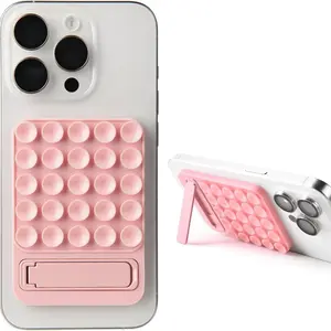 Silicone Suction Cup Phone Stand Holder, Strong Adhesive Silicone Patch, Universal Cellphone Mount Bracket, Pack of 25 Pieces