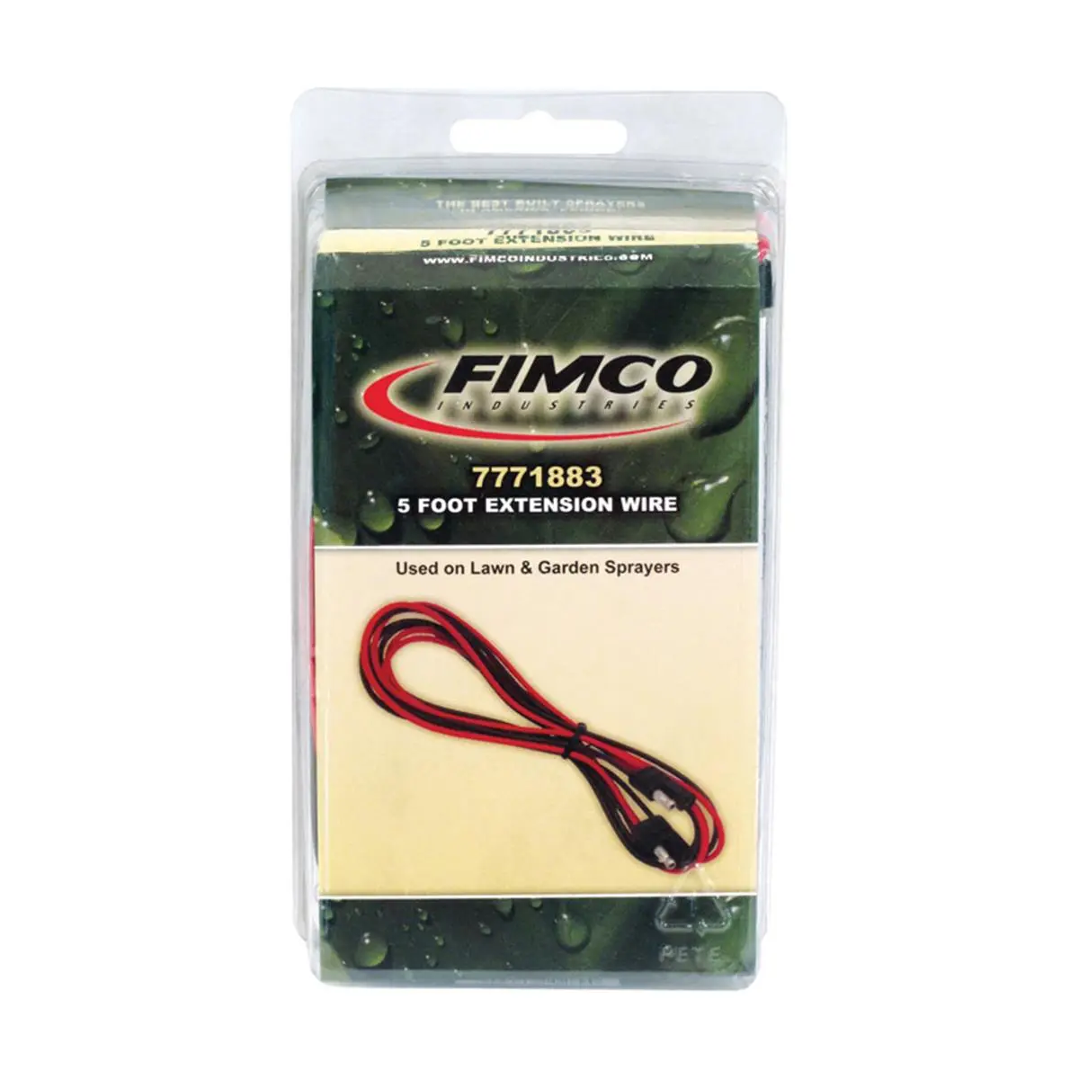 Fimco 7527575 5ft Sprayer Extension Wire - Black, Red, for Outdoor Home Improvement, Garden Watering & Irrigation Supplies, 5 Feet