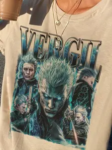 Devil may Cry Vergil anime  character unisex tshirt