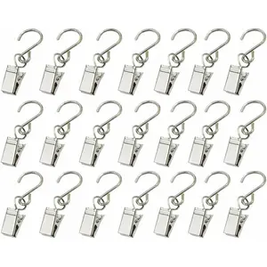 Party Light Hanger Outdoor Lights Clips for Home, Patio Party Supplies and Edison String Lights Outdoor Hooks Courtyards Camping Tents Christmas Decoration Accessories(30 Pack)