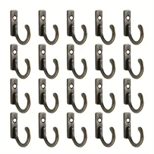 Vintage Wall Mounted Hook, 10pcs Wall Mounted Durable Hook, Home Organizer for Coats Hat Clothes Towel Key