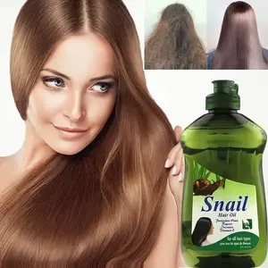 Snail Hair Oil 200ML, Nourishing Hair Treatment, Deep Nourishment for Damaged Hair, Smooths Split Ends, Prevents Static, Non-Greasy, Easy Absorption, Must-Have for Students