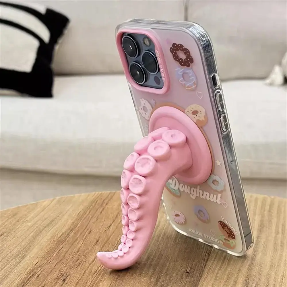 Cute Octopus Tentacle Claw MagSafe Cellphone Grip - Detachable Magnetic Phone Holder Design, Magnetic Cellphone Stand for Party Gifts & Home Supplies