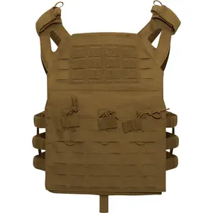 Coyote Brown Laser Cut MOLLE Lightweight Armor Carrier Vest