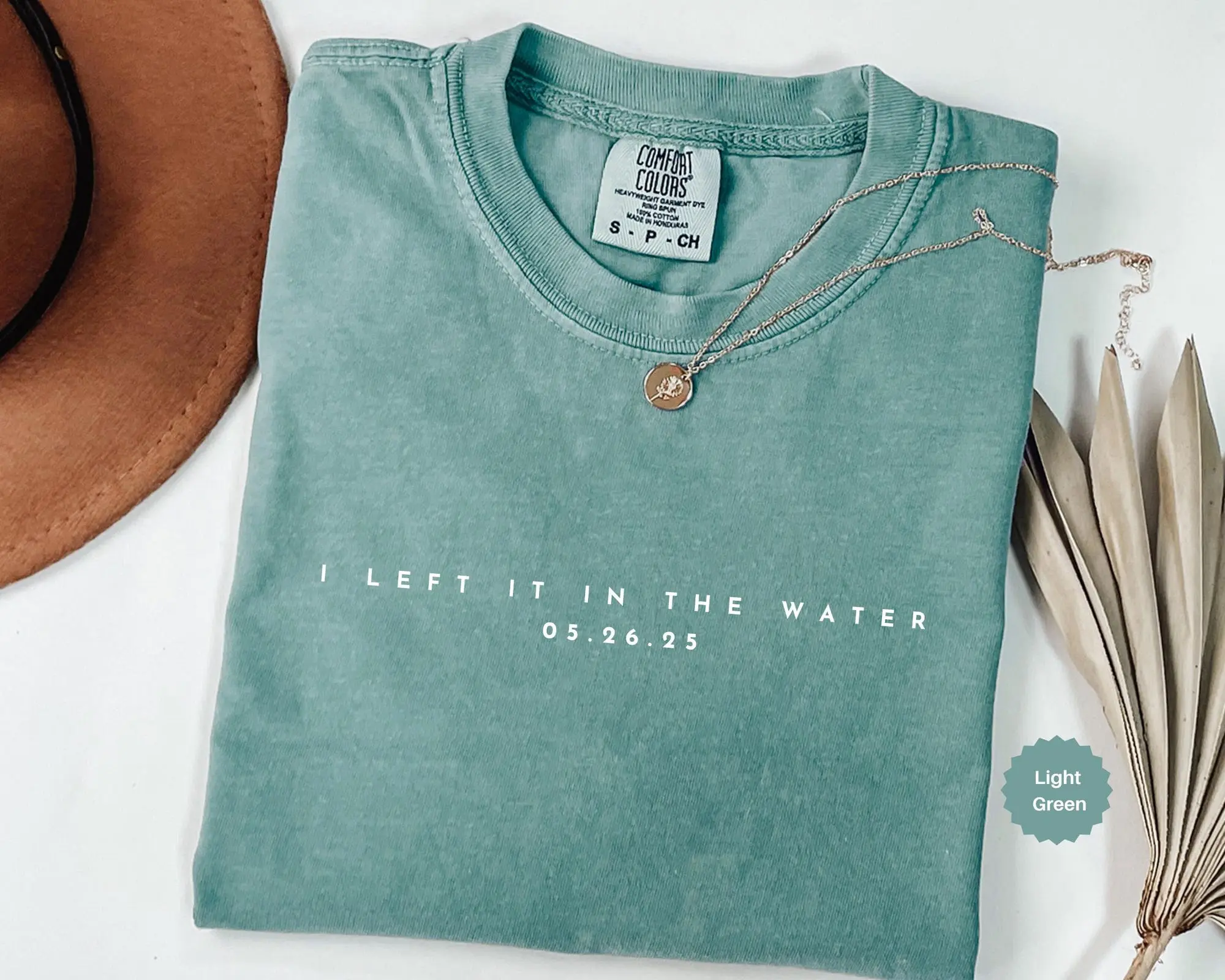 Custom Baptism Shirt Comfort Colors Baptism Tshirt Adult Baptism Gift Left It In The Water Shirt Baptism Shirt Women & Men Teen Baptism Gift