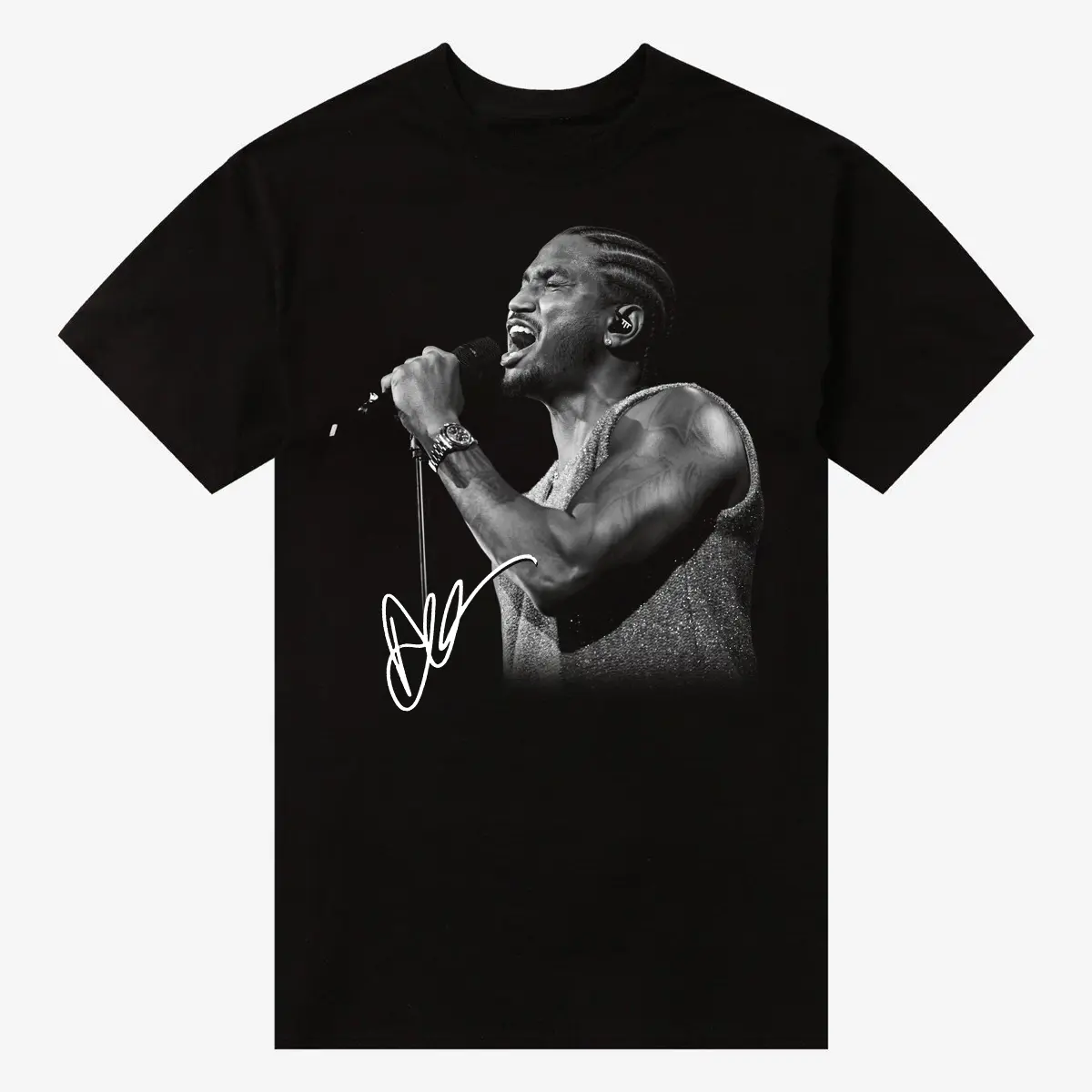 Menswear Short-Sleeve Graphic T-Shirt - Unisex Round Neck Cotton
