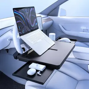 Universal Car Table Steering Wheel Eat Work Cart Drink Coffee Holder Tray Laptop Computer Desk Stand Seat Table Car Cup Holders car accesory