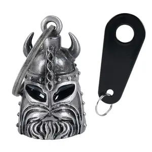 Dream Apparel Christmas/Halloween Bell, Gremlin/Guardian Motorcycle Bell/Motorcycle Key Chain for Bikers Women Men W/Hanger,Biker Bell for Riders,Good Luck Riding Bell Spirit Bell Moto Accessories