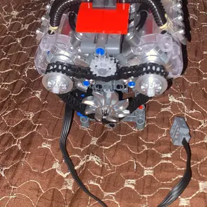 Mould King 10171 LSX454 V8 Engine Motor Building Blocks Set 487 Pieces STEM Build Your Own Engine Model Mini Kit for Kids & Adults Fathers Day Gift