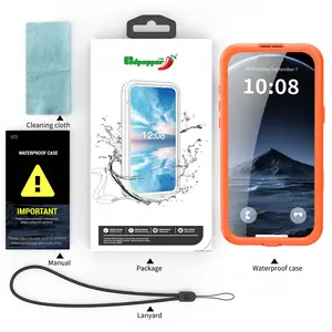 Fin Shellbox IP68 Magnetic Waterproof Phone Case for Swimming & Diving - Compatible with iPhone 17/17AIR/17Pro/17Promax