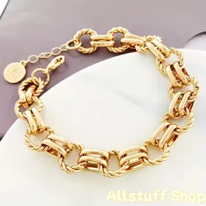 Fashionable Alloy Chain Bracelet for Women, Perfect As a Gift