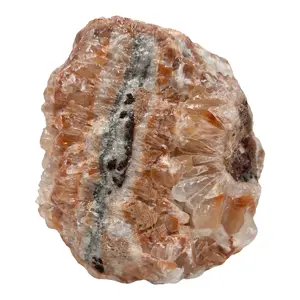 Red Banded Calcite Crystal - Natural History Decor