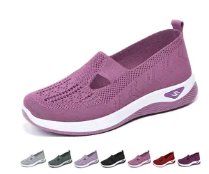 5-11.5 Women's Cut-Out Sneakers - Breathable & Lightweight Slip-On Walking Shoes, Non-Slip Soft Sole, Comfortable Fabric Lining, Available in Multiple Colors - Perfect for All Seasons, Shoe Accessories