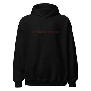 I Could be Meaner ~ Unisex Hoodie Stitched in the USA