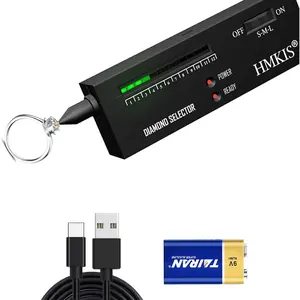 Diamond Tester Pen, Professional Jewelry Diamond Selector Diamond Selector for Novice and Expert (Non-Rechargeable)