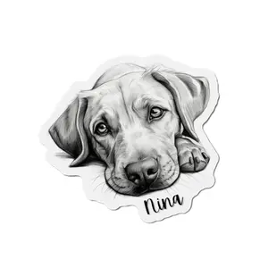 Pit Puppy Custom Dog Magnet