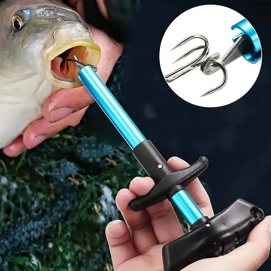 T-shaped Fish Hook Remover, 1 Count Easy Fish Hook Remover, Multifunctional Blind Piercing Sea Fishing Hook Remover, Fishing Gear Accessories, Fishing Tackle
