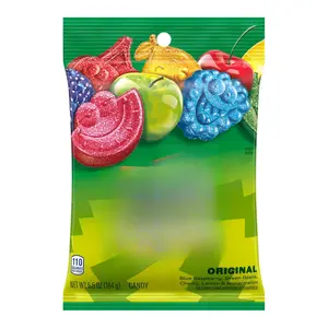 Chewy Tangy Sour Gummies  Assorted Flavors Candy Bag (6.5 oz)