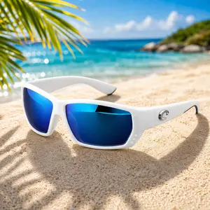 Costa Beach Sunglasses Polarized – Stylish UV Protection Outdoor Eyewear for Men Women Fishing, Boating & Vacation