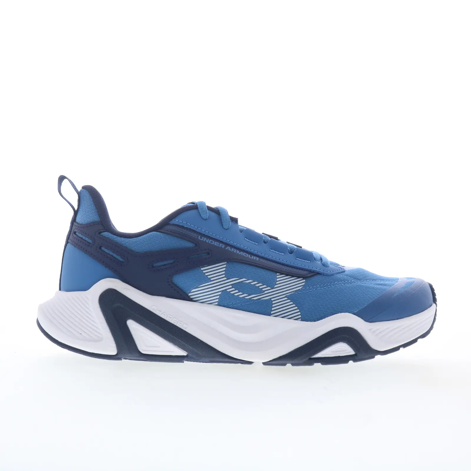 Under Armour Charged Commit TR 5 Blue Athletic Cross Training Shoes