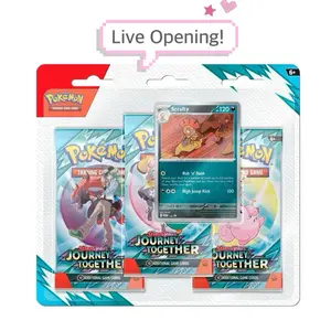 Pokemon Journey Together 3 pack blister [LIVE OPENING]