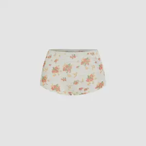 Cider Mid Rise Floral Cover Up Shorts SwimWeek