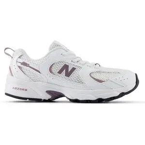 New Balance 530 Bungee Lace White Dark Ice Wine (PS) - Trendy Streetwear Essential