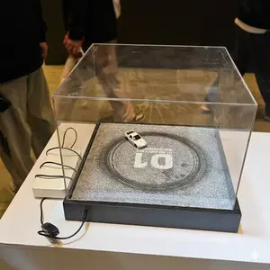 Magnetic Floating Drift Car Display Case - Endless 360° Drifting Action Desktop Toy for Car Lovers