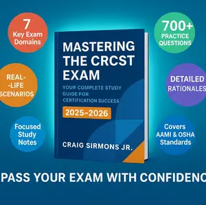CRCST PREP 2025–2026: Mastering the CRCST Exam (PHYSICAL BOOK ONLY)