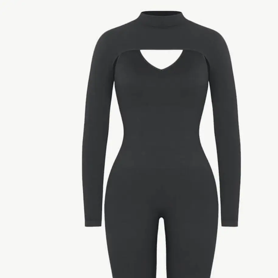 Pimkie 2 Piece Set High Stretchy Tummy Control Jumpsuit with removable Cup pads