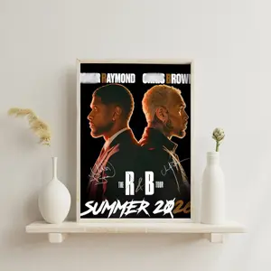Raymond & Brown Poster, The R&B Tour 2026 Print, RnB Music Wall Art, Hip Hop Singer Poster, Concert Tour Decor, Fan Gift