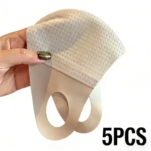 5-Pack Sun Protection Masks — Seamless & Weightless Feel — Breathable & Quick-Drying — UV-Resistant, Stylish Summer Sun Masks — "Ice Silk" Fabric: Breathable, Seamless, Lightweight, Nude-Tone, Minimalist Design