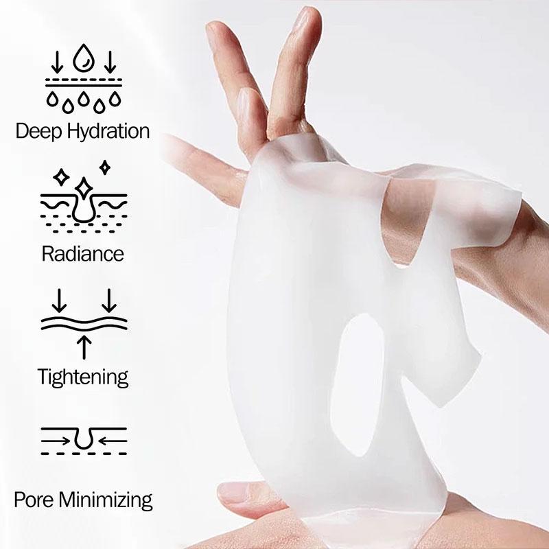One-piece facial mask