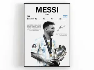 Lionel Messi Poster, Football Poster, Barcelona Poster, Soccer Wall Art, Sports Poster, Soccer Gifts, Sports Bedroom Decor, Soccer Print