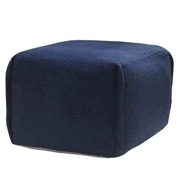 Ox Bay Patchwork Cotton Pouf Ottoman Ox Bay Patchwork Cotton Pouf Ottoman